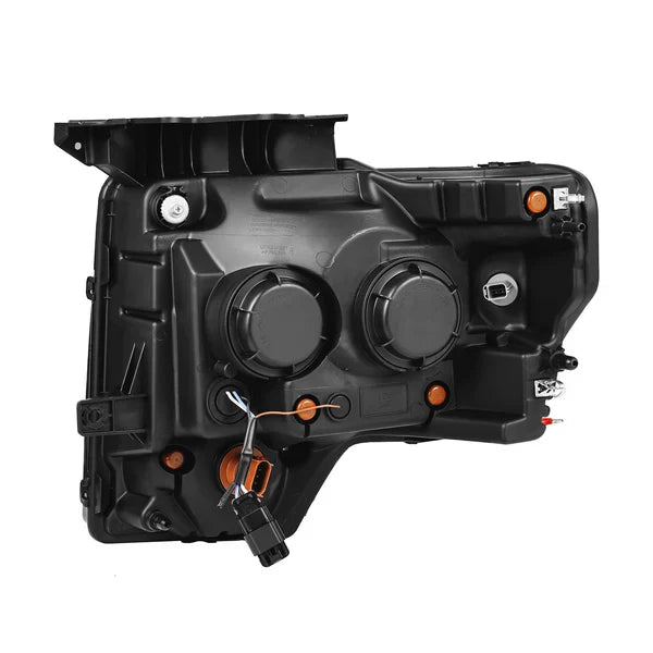 AlphaRex 09-14 Ford F150 MKII LUXX-Series LED Projector Headlights Black