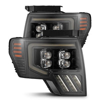 AlphaRex 09-14 Ford F150 MKII NOVA-Series LED Projector Headlights Alpha-Black OffRoadUSA.com