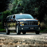 AlphaRex 09-14 Ford F150 MKII NOVA-Series LED Projector Headlights Alpha-Black OffRoadUSA.com