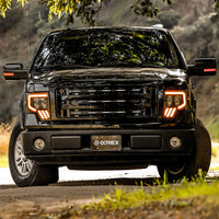 AlphaRex 09-14 Ford F150 MKII NOVA-Series LED Projector Headlights Black OffRoadUSA.com