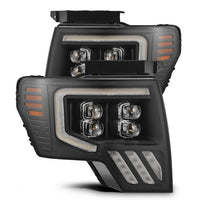 AlphaRex 09-14 Ford F150 MKII NOVA-Series LED Projector Headlights Black OffRoadUSA.com