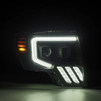 AlphaRex 09-14 Ford F150 MKII PRO-Series Halogen Projector Headlights Black OffRoadUSA.com
