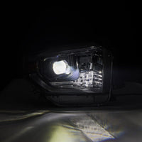 AlphaRex 14-21 Toyota Tundra MK II LUXX-Series LED Projector Headlights Alpha-Black OffRoadUSA.com