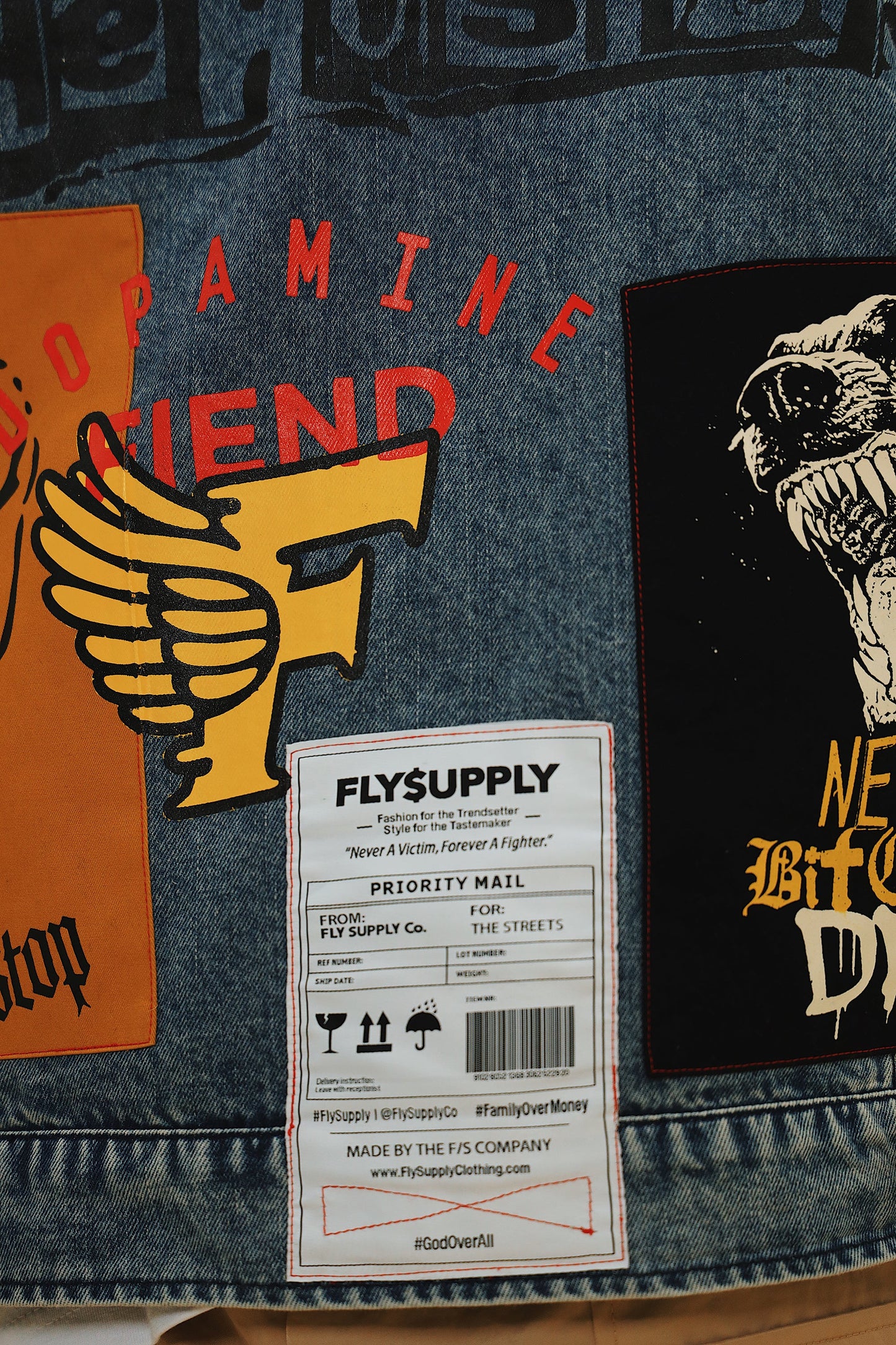Fly Supply Co Fly Supply Co New Rich Denim Jacket (Denim)