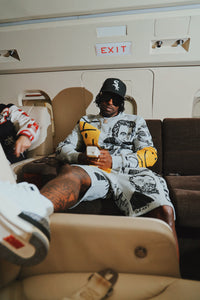 Fly Supply Co Fly Supply Co New Rich Crewneck Sweater (Heather Grey)