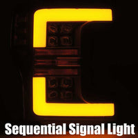 AlphaRex 17-19 Ford Super Duty NOVA-Series LED Projector Headlights Jet Black OffRoadUSA.com