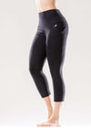 Jolie High-Waisted Capri Leggings with Hip Pockets Jupiter Gear