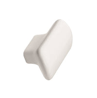 Glossy White "Vanilla" Cabinet Knob and Drawer Pull Euro • Knobs