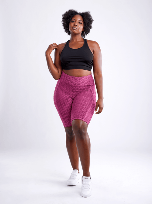 JupiterGear High-Waisted Scrunch Yoga Shorts with Hip Pockets Jupiter Gear