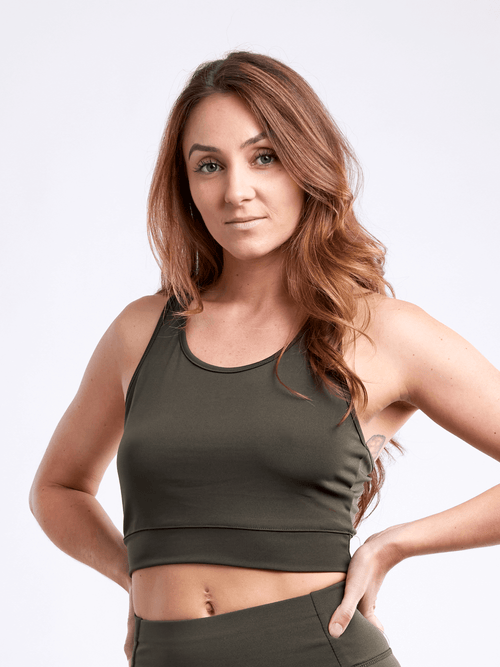 JupiterGear Racerback Lightweight Training Crop Tank Top Jupiter Gear