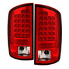 Spyder Dodge Ram 07-08 1500/Ram 07-09 2500/3500 LED Tail Lights Red Clear ALT-YD-DRAM06-LED-RC OffRoadUSA.com