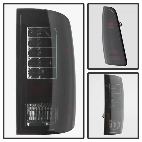 Spyder Dodge Ram 1500 13-14 13-14 LED Tail Lights LED Model only - Blk Smke ALT-YD-DRAM13-LED-BSM OffRoadUSA.com