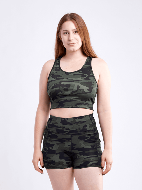 JupiterGear Racerback Lightweight Training Crop Tank Top Jupiter Gear