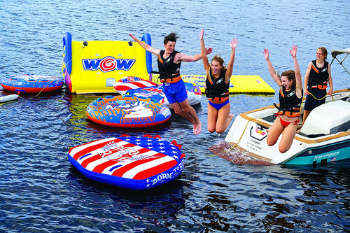 WOW Sports Born to Ride 3 Person 3P Towable (22-WTO-3982) Jupiter Gear