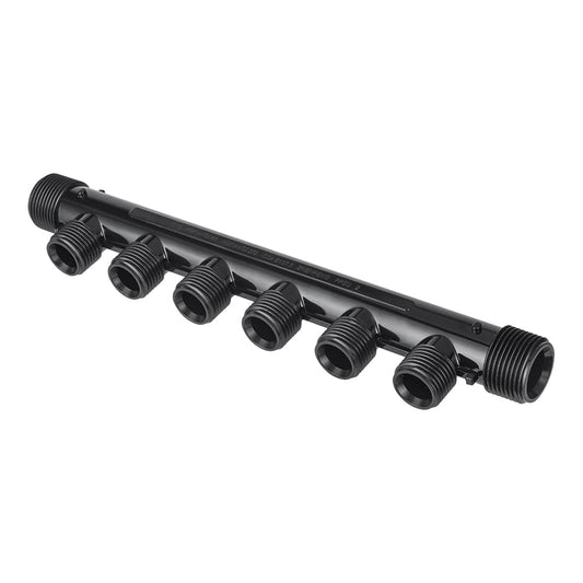 PPSU Manifold 3/4" MPT x 3/4" MPT x Six 1/2"