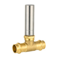 1/2" Copper Press Tee Connection, Water Hammer Arrestor, Stainless Steel (MH 361T) Plumbingsell