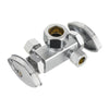 5/8" OD Compr. x 3/8" OD Compr. x 3/8" OD Compr. 3-Way Stop Valve, Multi Turn (Lead Free)