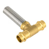 1/2" Copper Press Tee Connection, Water Hammer Arrestor, Stainless Steel (MH 361T) Plumbingsell