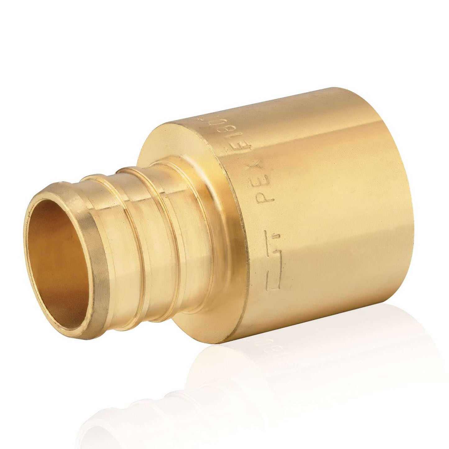 30 Pcs PEX-B Crimp 3/4" PEX x 3/4" Female Copper Sweat Sweat Coupling (Lead Free)