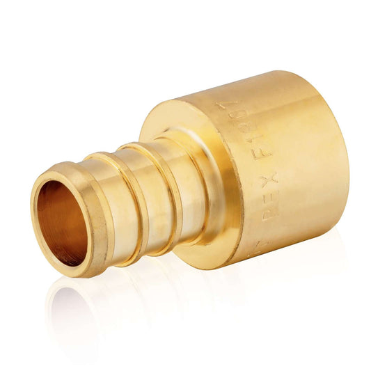 PEX-B Crimp 1" PEX x 1" Female Copper Sweat Sweat Coupling (Lead Free)