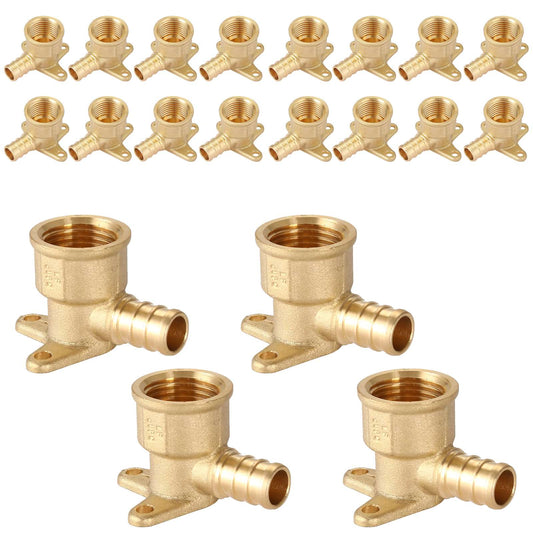 30 Pcs PEX-B Crimp 3/4" PEX x 1/2" Drop Ear Elbow (Lead Free)