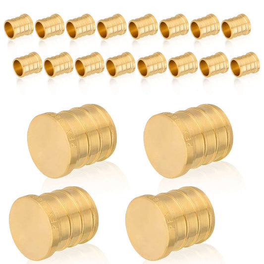 30 Pcs PEX-B Crimp 3/4" Plug (Lead Free)