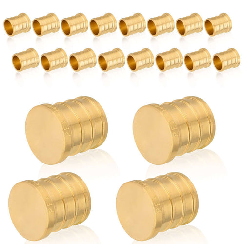 30 Pcs PEX-B Crimp 1/2" Plug (Lead Free)