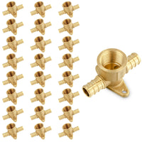 PEX-B Crimp 1/2" PEX x 1/2" PEX x 1/2" Drop Ear Tee (Lead Free) Plumbingsell