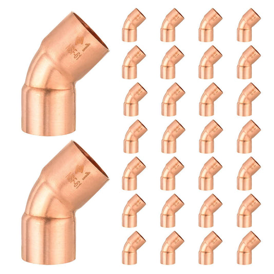 30 Pcs 2" 45º Copper Elbow at Wholesale Price