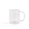 Cove 12oz Glass Mug - Set of 2 - Clear Created Co.