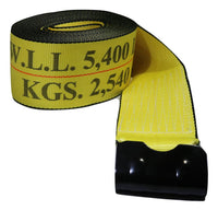 4"x 30 Ft Heavy Duty Ratchet Strap w/ Flat Hook - AAR Webbing | R430FAAR RatchetStrap.Com