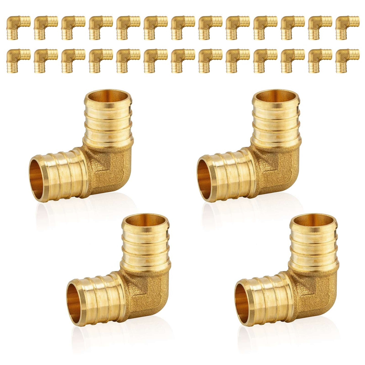 30 Pcs PEX-B Crimp Elbow 3/4" PEX x 3/4" PEX (Lead Free)