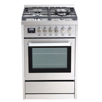 Rangaire 24" Gas Range Convection Oven Freestanding Stainless Steel RRG241TS Rangaire Appliances