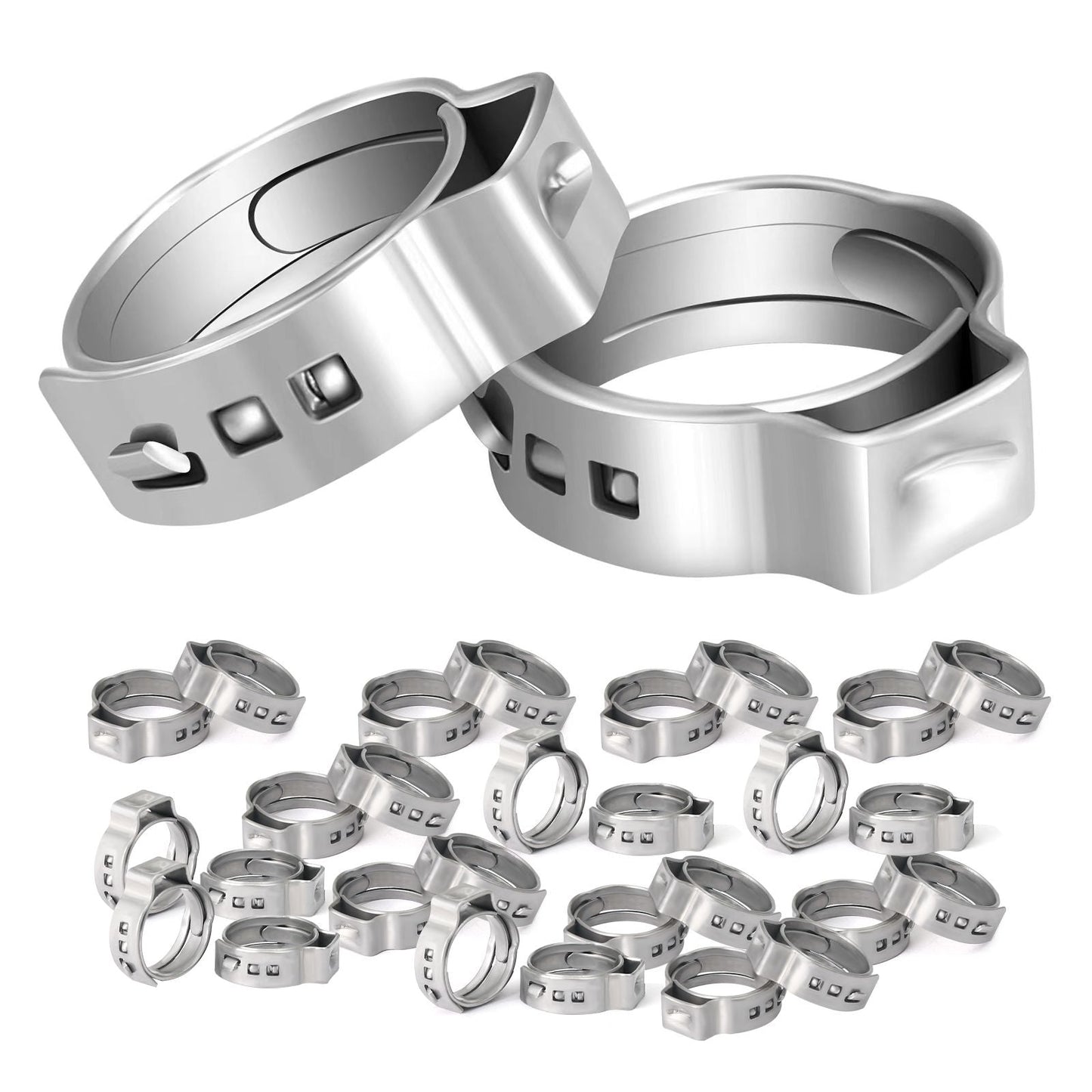 PEX Clamp Rings 1/2" (100) in Bottle