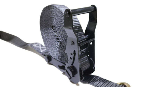 1" x 20 ft. Ratchet Strap with Wire Hooks & D-Rings | R120WD RatchetStrap.Com