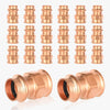 30 Pcs 1/2" Press Copper x 1/2" Female Threaded Adapter (Lead Free)