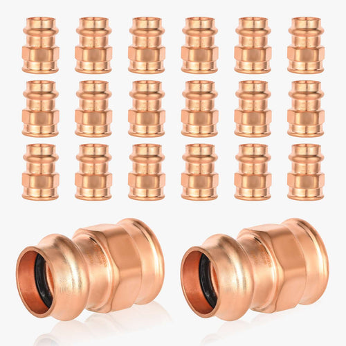 30 Pcs 1/2" Press Copper x 1/2" Female Threaded Adapter (Lead Free)