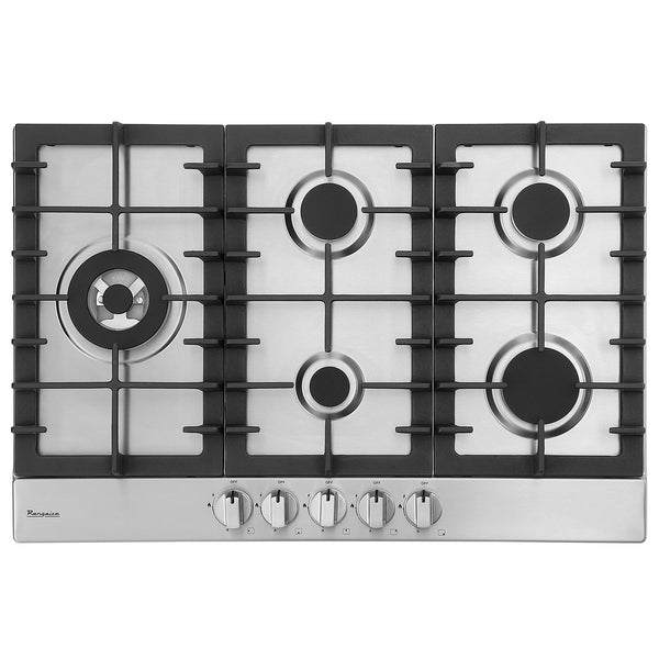 Rangaire 30" Gas Cooktop 5 Burners Stainless Steel RCG301S Rangaire Appliances