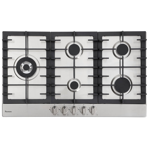 Rangaire 34" Gas Cooktop 5 Burners Stainless Steel RCG341S Rangaire Appliances