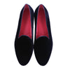 10-102-BLK VELVET TUX Shoe, Black Zelli Italia