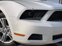 AlphaRex 10-12 Ford Mustang LUXX-Series LED Projector Headlights Alpha-Black OffRoadUSA.com