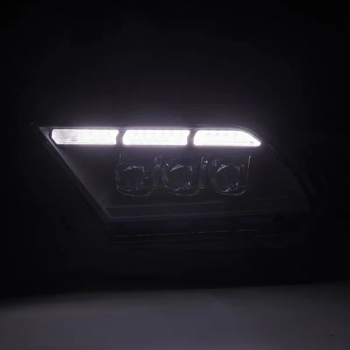 AlphaRex 10-12 Ford Mustang MK II NOVA-Series LED Projector Headlights Alpha-Black OffRoadUSA.com