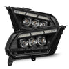 AlphaRex 10-12 Ford Mustang MK II NOVA-Series LED Projector Headlights Black OffRoadUSA.com