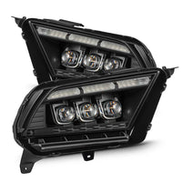 AlphaRex 10-12 Ford Mustang MK II NOVA-Series LED Projector Headlights Black OffRoadUSA.com