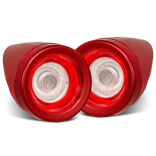 AlphaRex 10-15 Ferrari 458 NOVA-Series Prismatic LED Tail Lights - Red Clear OffRoadUSA.com