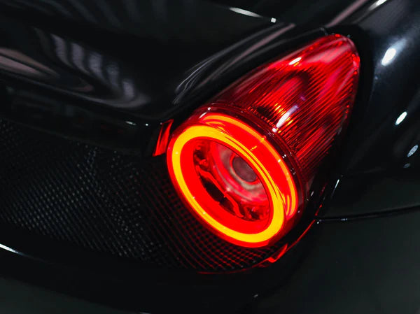 AlphaRex 10-15 Ferrari 458 NOVA-Series Prismatic LED Tail Lights - Smoke
