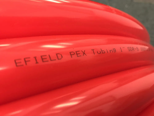1/2" PEX-B Pipe 1000ft Length Roll, Red Color with Oxygen Barrier (EVOH), NSF Certified for Potable Water and Radiant Heating Applications Plumbingsell