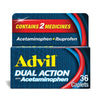 Advil Dual Action With Acetaminophen Ibuprofen Caplets; 200 mg; 36 Count EasyOptionXY LLC