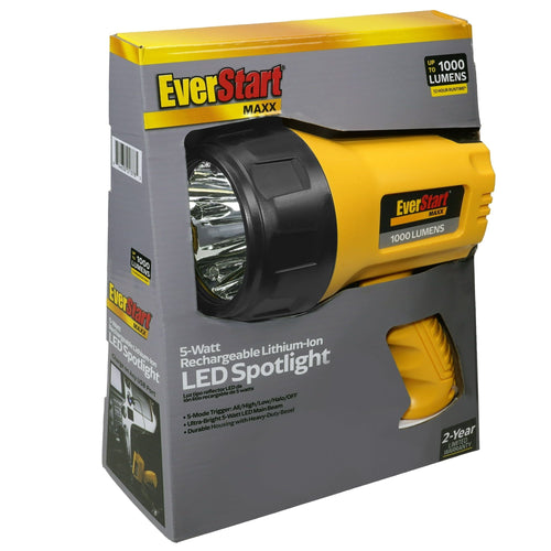 EverStart 1000 Lumen Rechargeable Lithium-Ion LED Spotlight, 0.6 Lb., SL3HE EasyOptionXY LLC