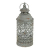 DecMode 2 Holder Black Metal Decorative Candle Lantern with Intricate Scroll Work, Set of 2 EasyOptionXY LLC